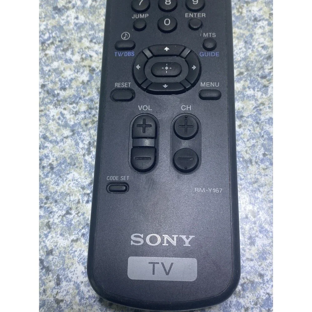 Original Sony RM-Y167 TV Remote tested works